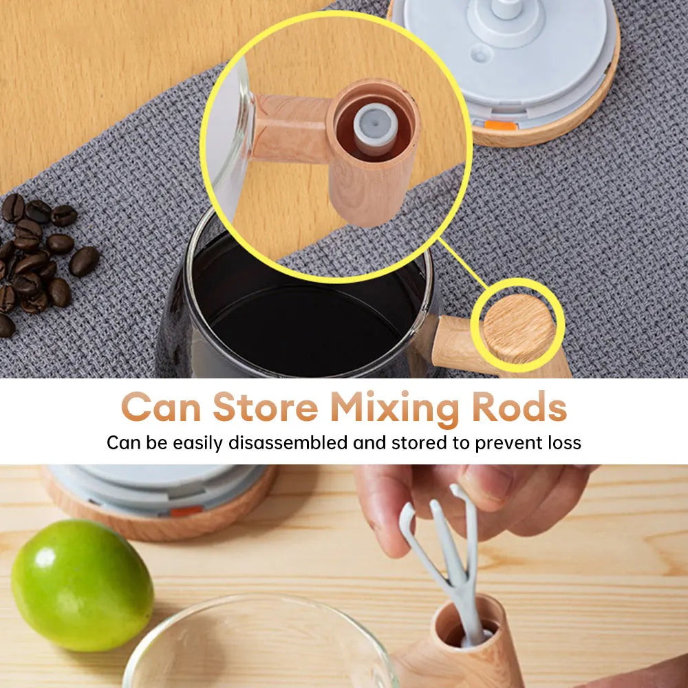 400 ml Glass Self-Stirring Mug