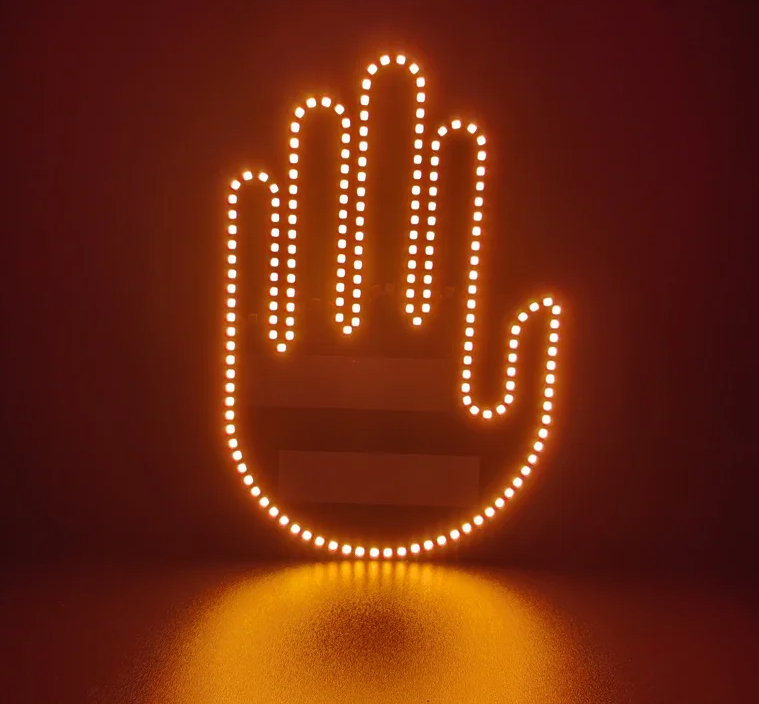 CarFinger - the LED signal for driving